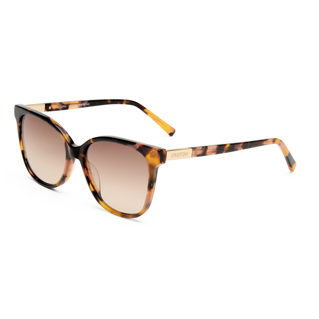 Oroton Uma Amberstone Tort Female D-Frame Sunglasses | Eyewear Index