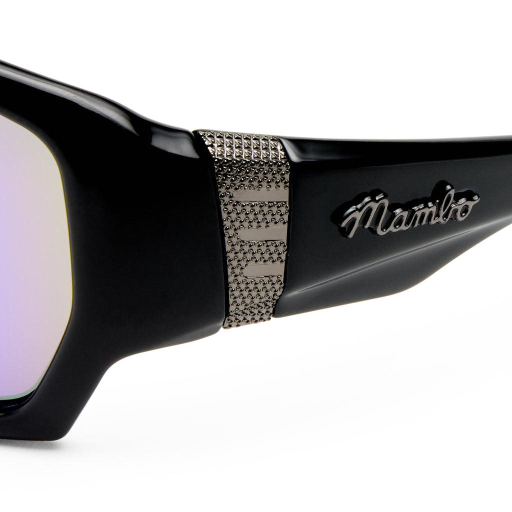 Mambo Dune Rigger Black Uni-Sex Wrap Sunglasses | Eyewear Index