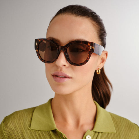 Cancer Council Eurella Tort Female Cat-Eye Sunglasses | Eyewear Index