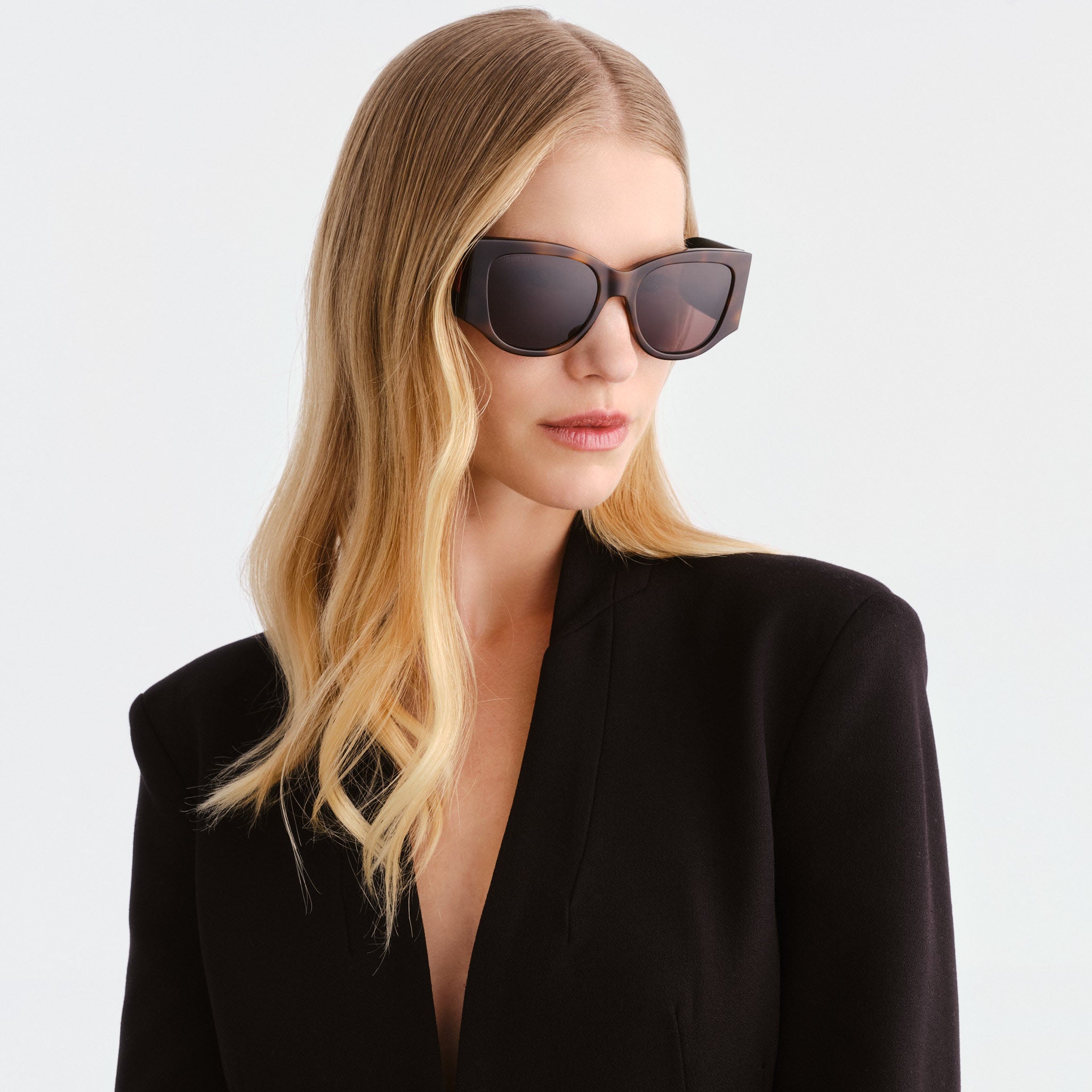 Gucci Gg2115s Havana Female Cat-Eye Sunglasses | Eyewear Index