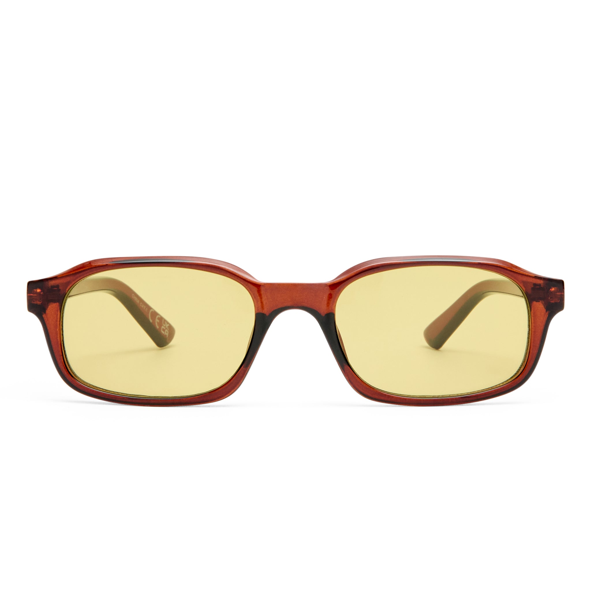 Aire Kinetic Auburn Uni-Sex Rectangle Sunglasses | Eyewear Index