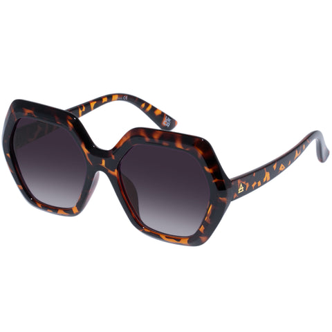 Aire Meteor Tort Female Round Sunglasses | Eyewear Index