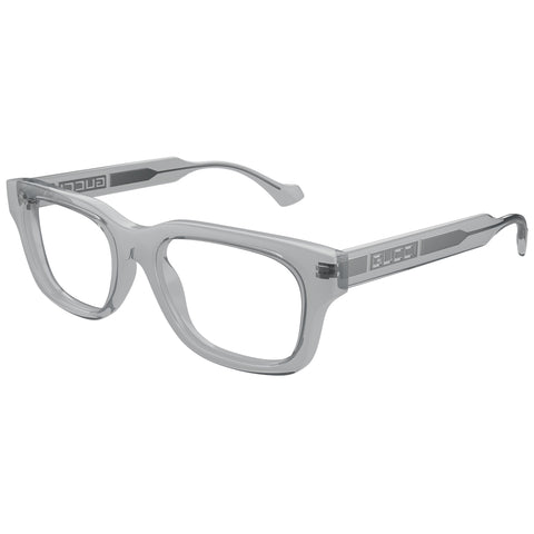 Gucci Gg1731o Grey Male Rectangle Optical Frames | Eyewear Index