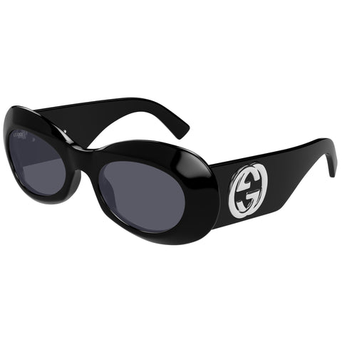 Gucci Gg1696s Black Female Round Sunglasses | Eyewear Index