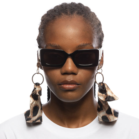 Le Specs Y2k Scarf Chain Leopard Female Unspecified Accessories | Eyewear Index