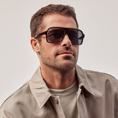 Cancer Council Camden Black Red Male Aviator Sunglasses | Eyewear Index