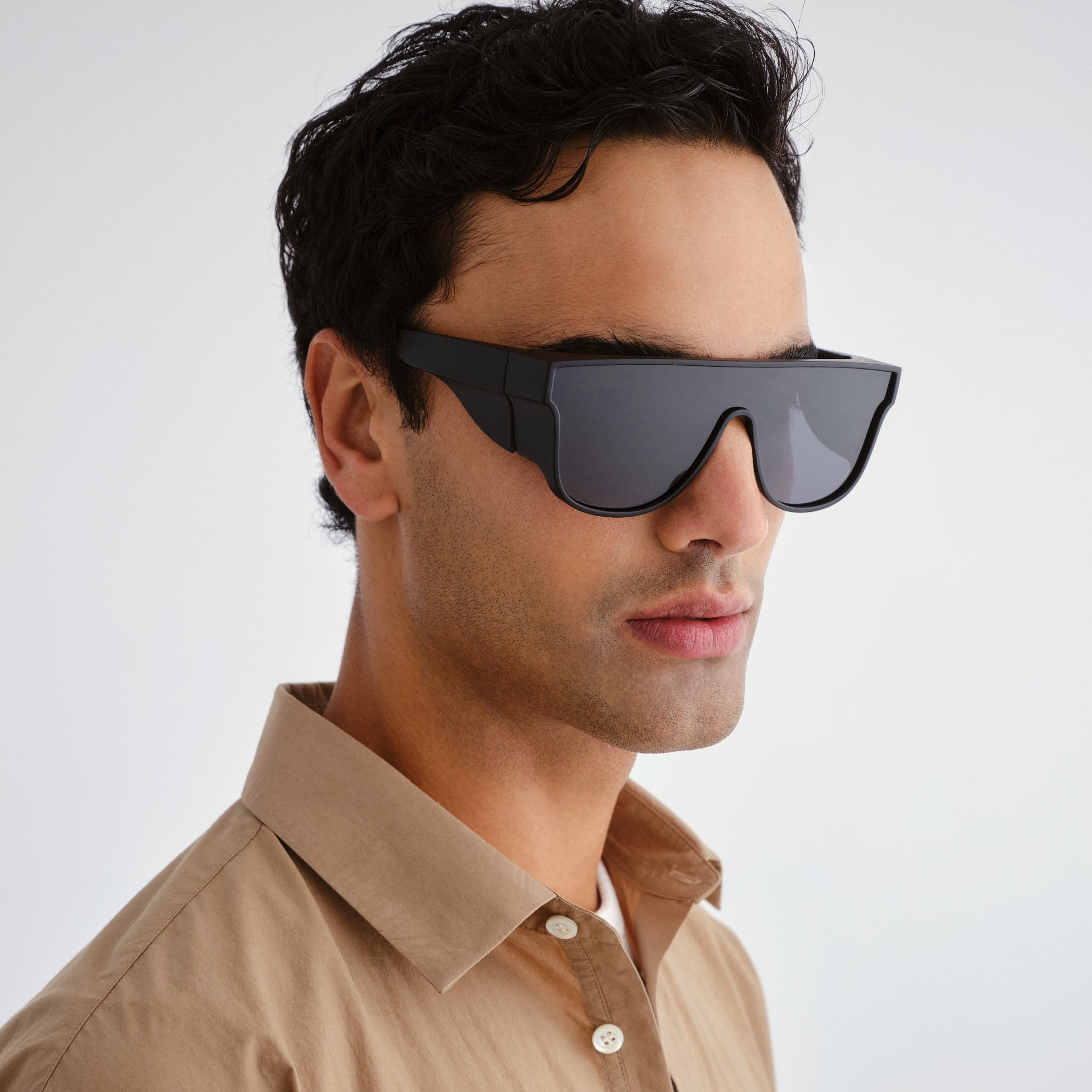 Cancer Council Maleny Matte Black Uni-Sex Shield Sunglasses | Eyewear Index