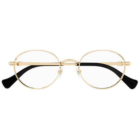 Gucci Gg1608ok Gold Female Round Optical Frames | Eyewear Index