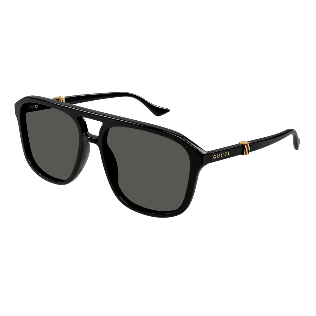 Gucci Gg1494s Black Male Aviator Sunglasses | Eyewear Index