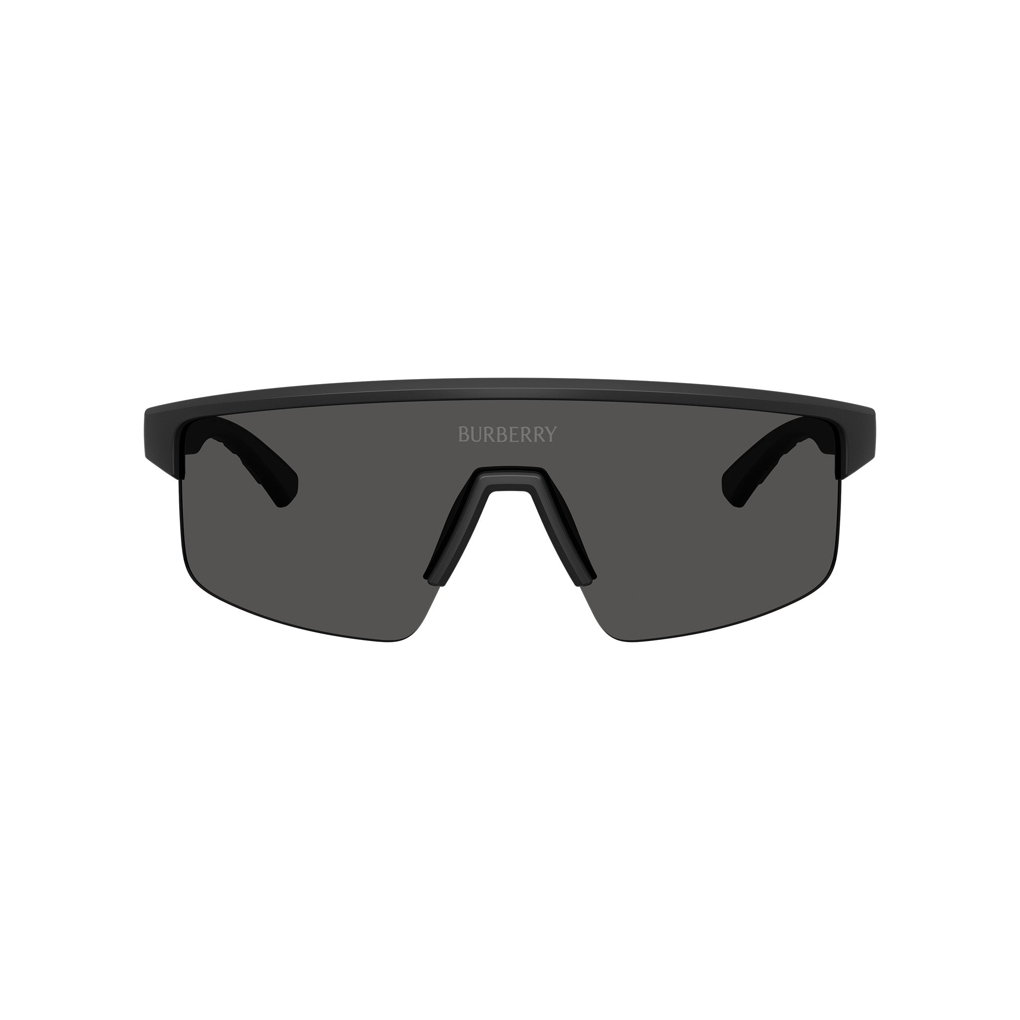 Burberry Be4498 426087 38 Matte Black Female Shield Sunglasses | Eyewear Index