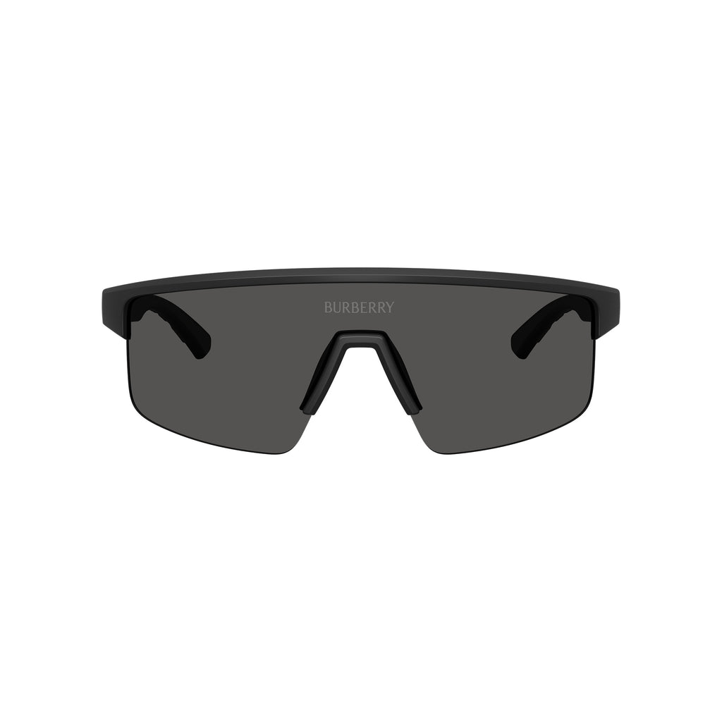 Burberry Be4498 426087 38 Matte Black Female Shield Sunglasses | Eyewear Index