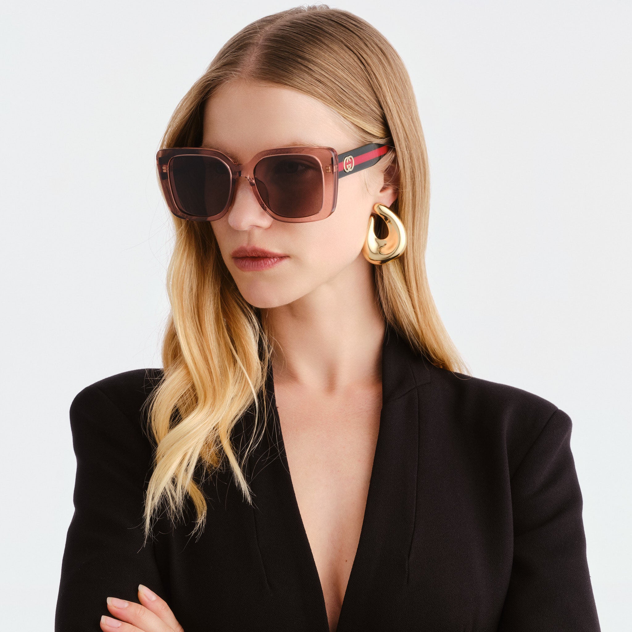 Gucci Gg2118sa Pink Female Butterfly Sunglasses | Eyewear Index