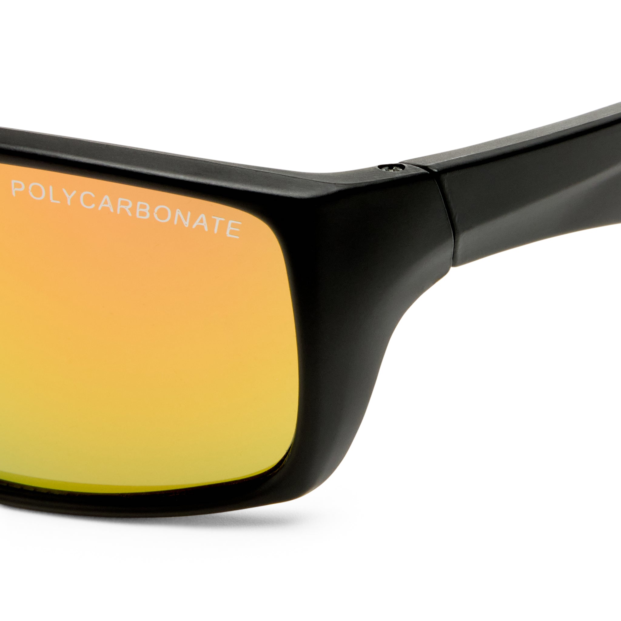 Cancer Council Orca Kids Matte Black Red Male Wrap Sunglasses | Eyewear Index