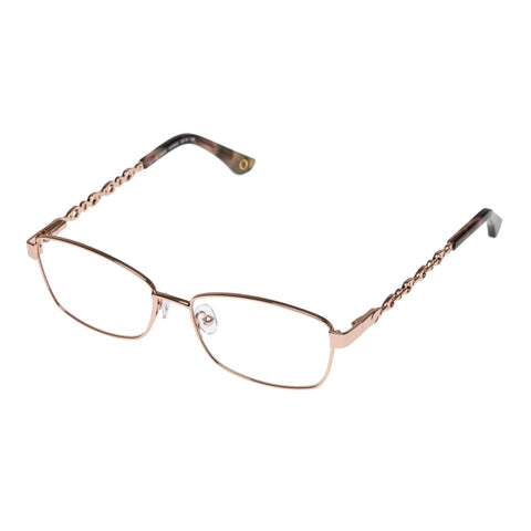 Oroton Alpine Trois Dark Rose Female Rectangle Optical Frames | Eyewear Index