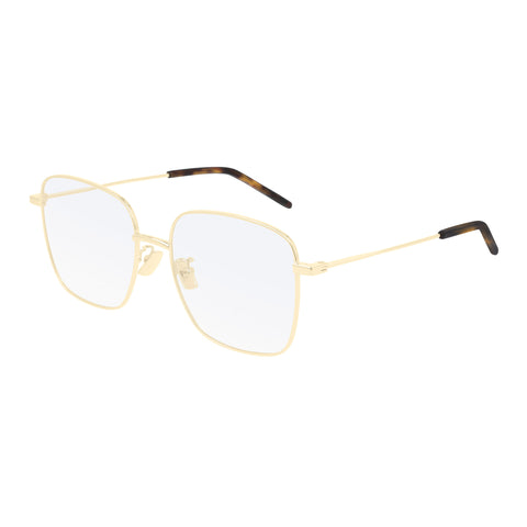 Saint Laurent Sl314 Gold Female Rectangle Optical Frames | Eyewear Index