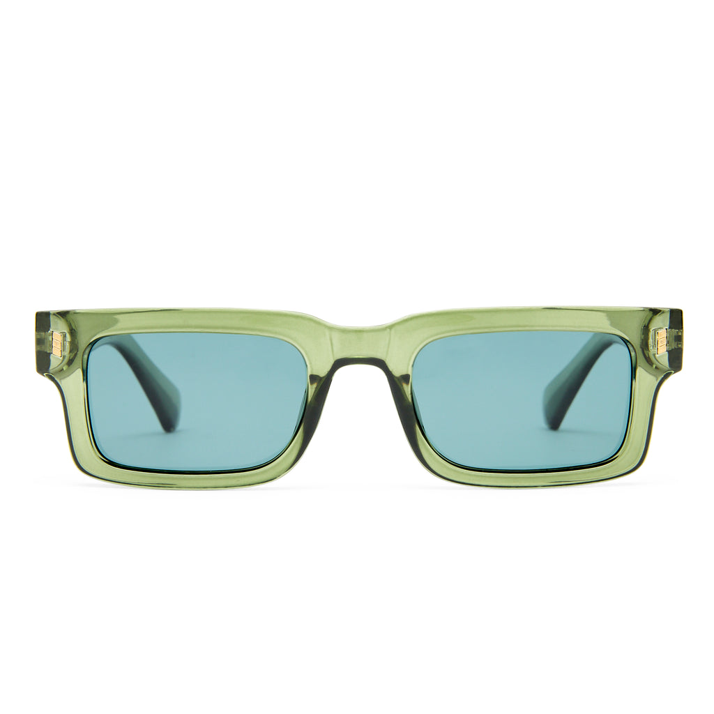 Cancer Council Austinmer Khaki Uni-Sex Rectangle Sunglasses | Eyewear Index