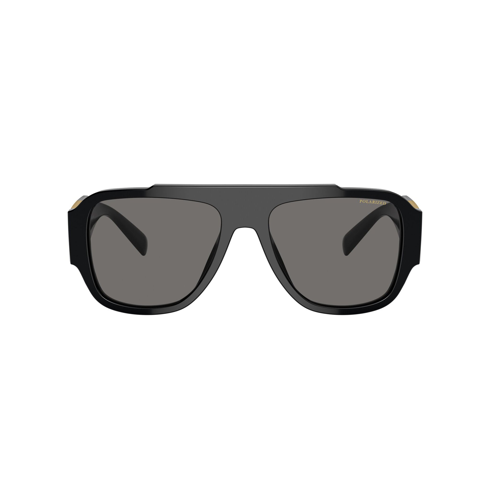Versace 4436u Gb181 Black Male Round Sunglasses | Eyewear Index
