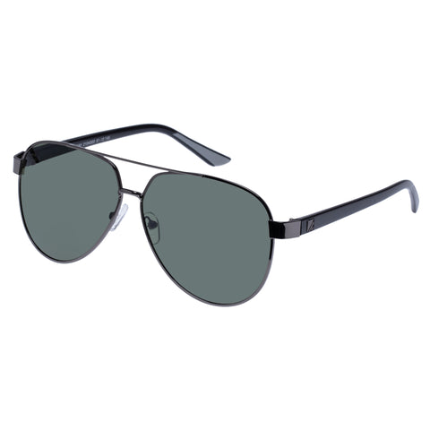 Tradie Highway Gunmetal Male Aviator Sunglasses | Eyewear Index