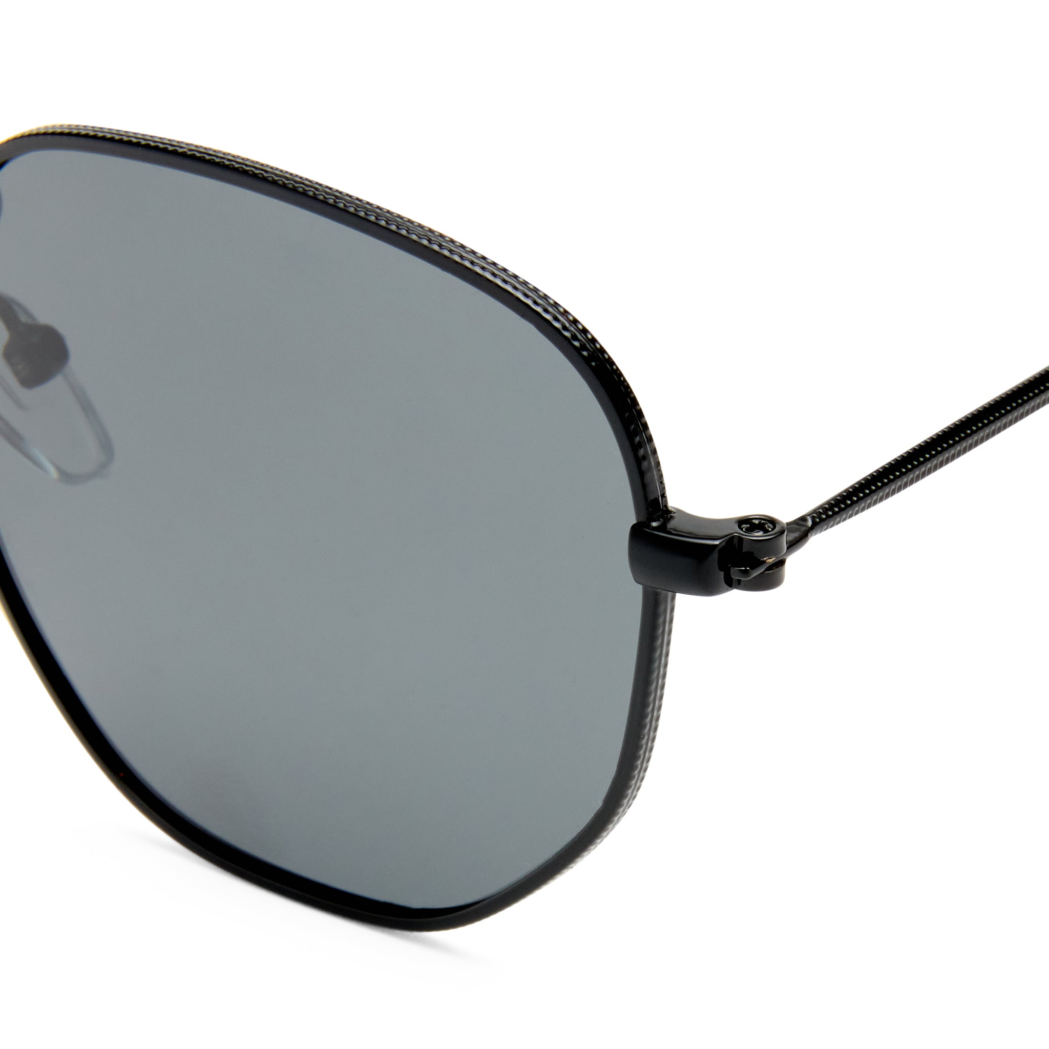 Solarized Hex Metal Black Uni-Sex Square Sunglasses | Eyewear Index