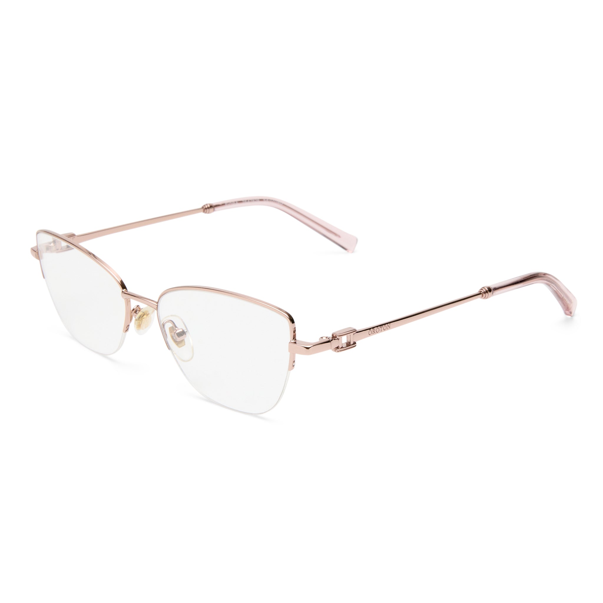 Oroton Fiora Rose Pink Female Cat-Eye Optical Frames | Eyewear Index