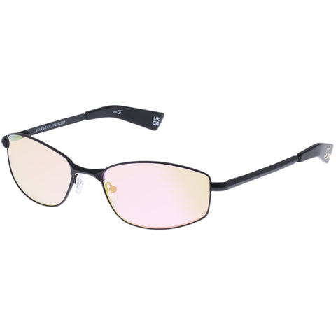 Le Specs Star Beam Matte Black Uni-Sex Wrap Sunglasses | Eyewear Index