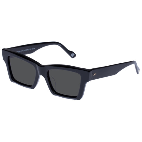 Le Specs Hero Alt Fit Black Female Cat-Eye Sunglasses | Eyewear Index