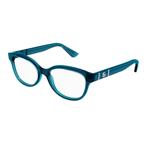 Gucci Gg1115o Blue Female Rectangle Optical Frames | Eyewear Index