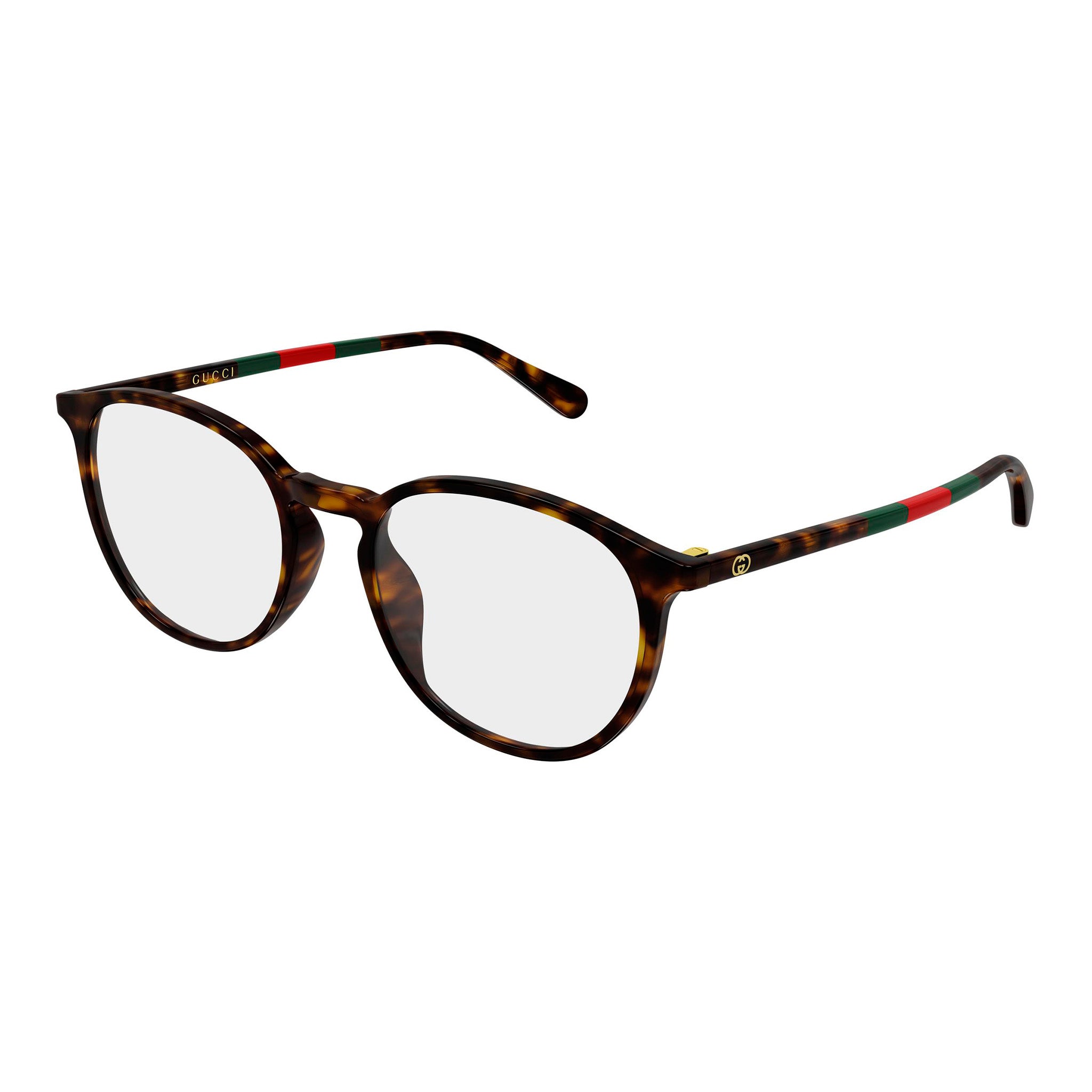 Gucci Gg2266oa Havana Uni-Sex Round Optical Frames | Eyewear Index