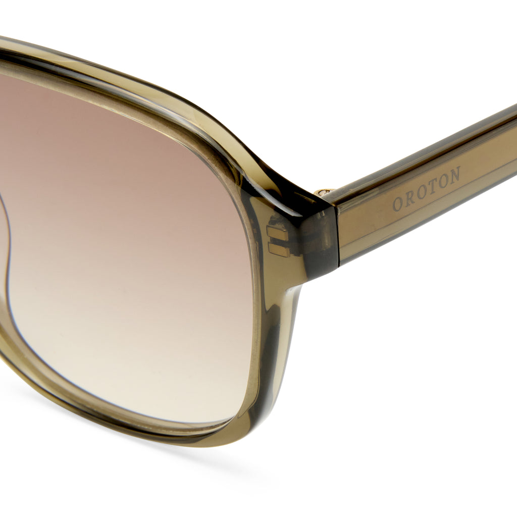 Oroton Rogue Eucalyptus Female Aviator Sunglasses | Eyewear Index