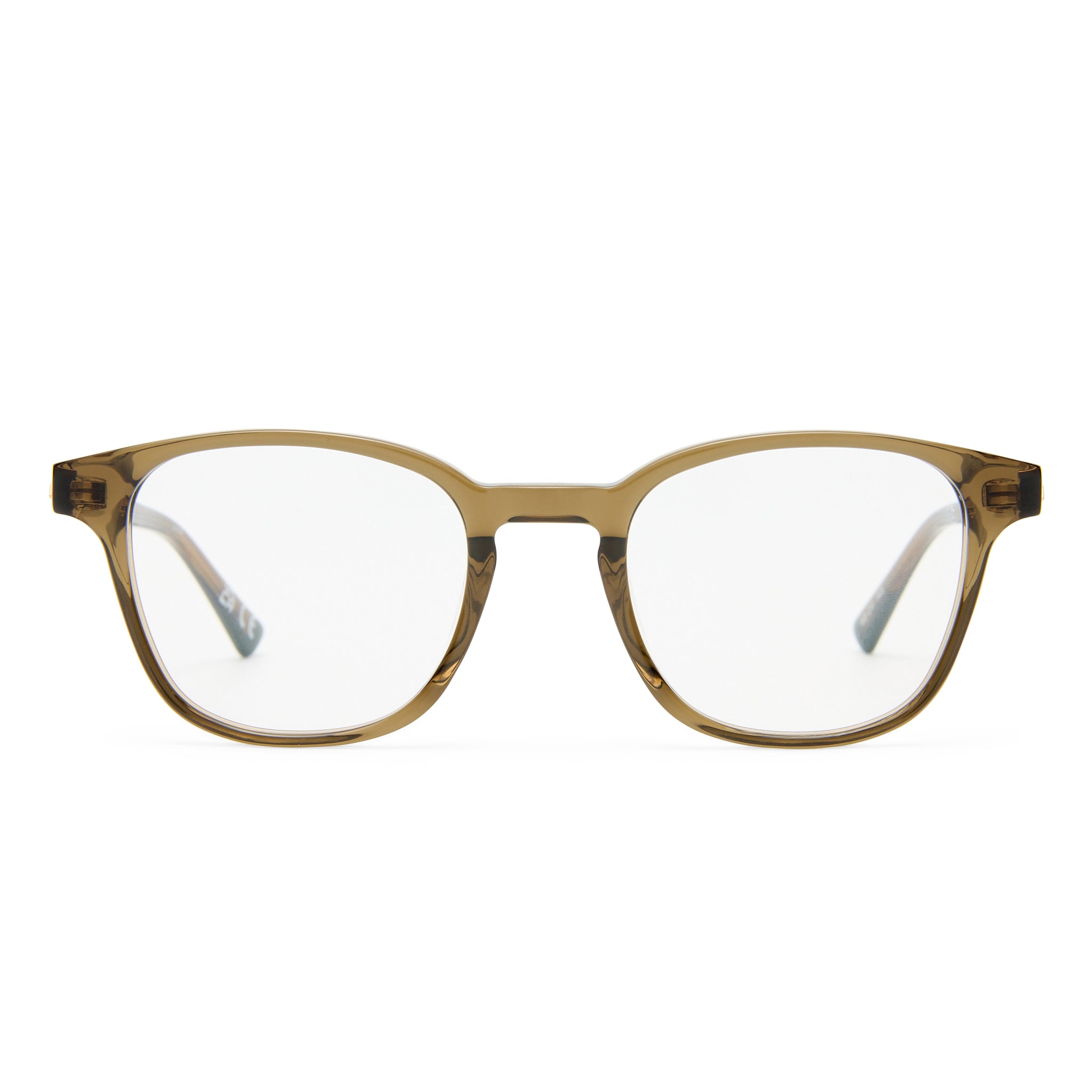 Le Specs Spectral 48 Olive Uni-Sex Round Optical Frames | Eyewear Index