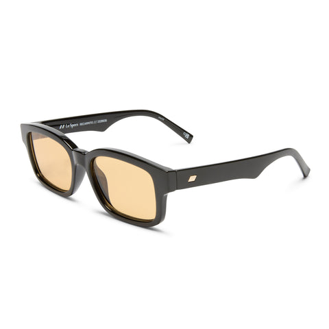 Le Specs Recarmito Black Uni-Sex D-Frame Sunglasses | Eyewear Index