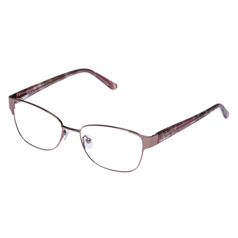 Oroton Cheyanna Rose Brown Female D-Frame Optical Frames | Eyewear Index