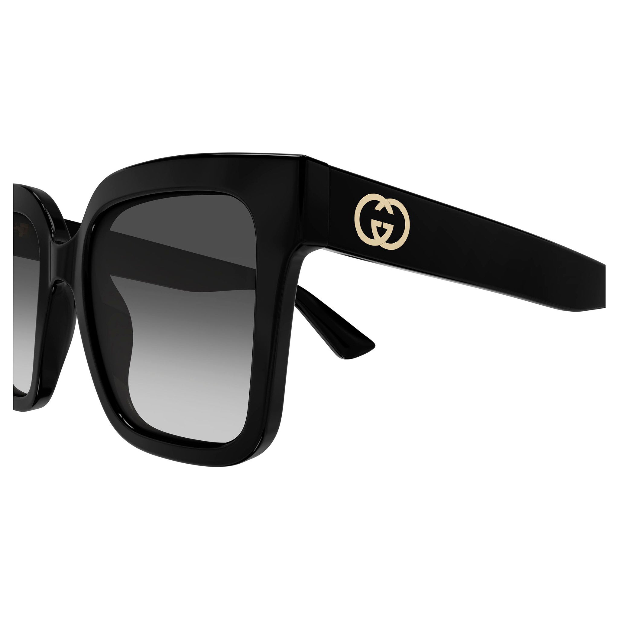 Gucci Gg2190s Black Female Rectangle Sunglasses | Eyewear Index