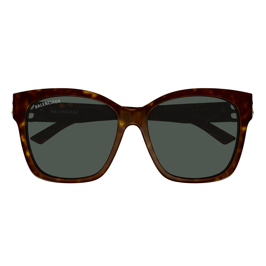 Balenciaga Bb0102sa Havana Female Cat-Eye Sunglasses | Eyewear Index