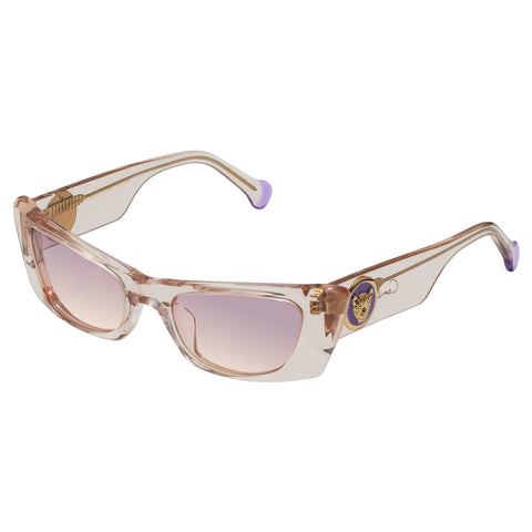 Camilla Harbour Views Crystal Light Pink Female Rectangle Sunglasses | Eyewear Index