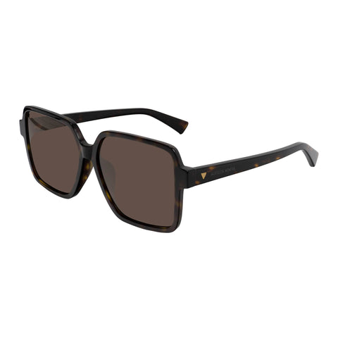 Bottega Veneta Bv1317sk Havana Female Rectangle Sunglasses | Eyewear Index