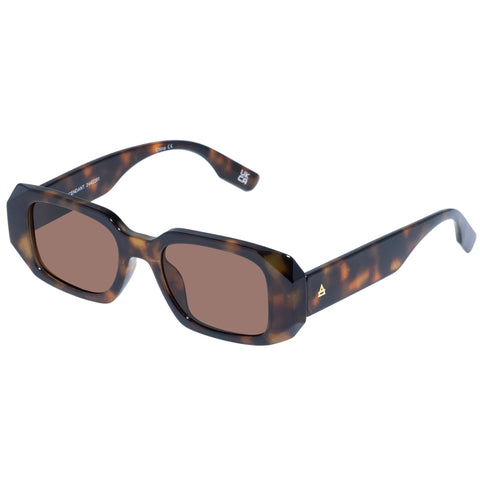 Aire Ascendant Dark Tort Uni-Sex Rectangle Sunglasses | Eyewear Index