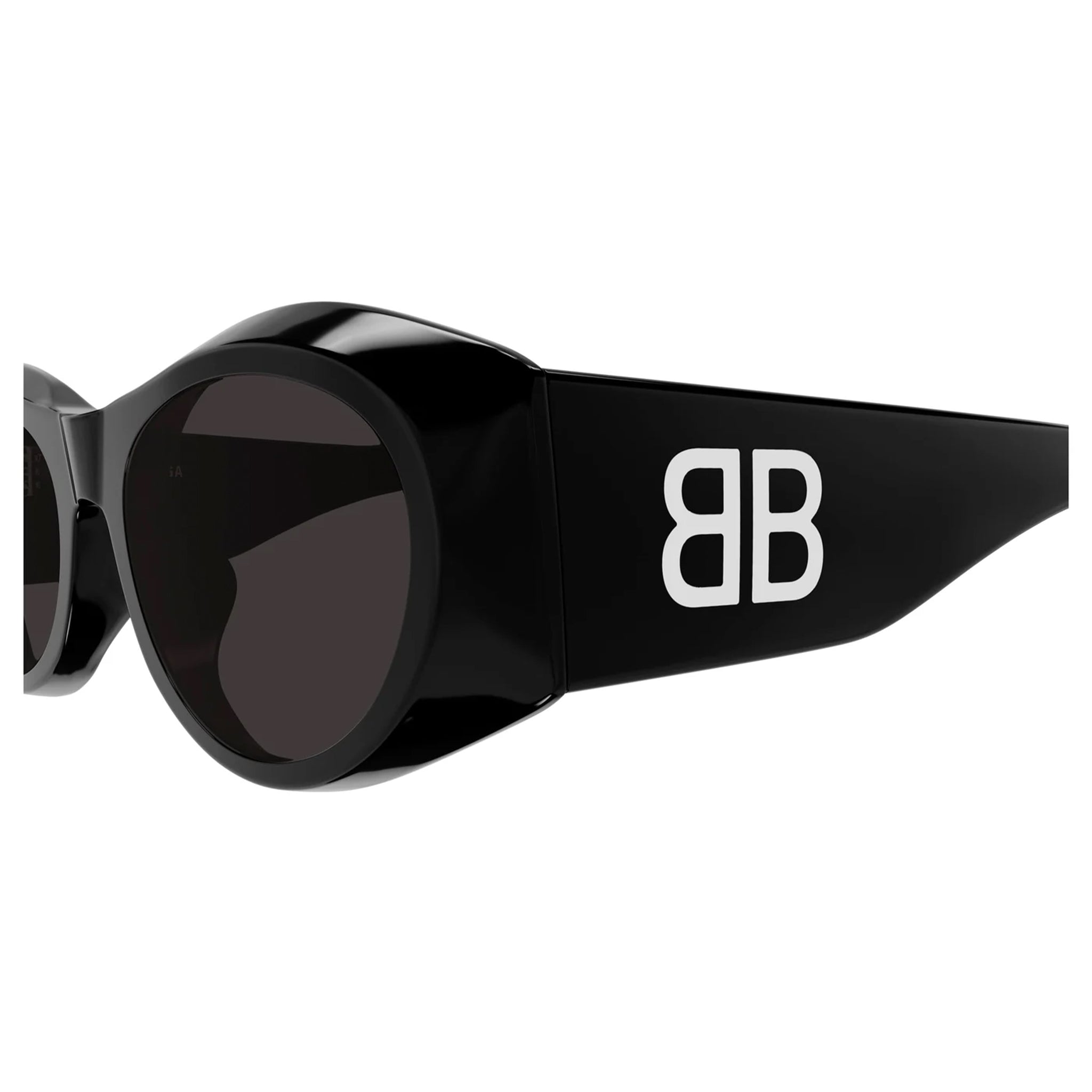 Balenciaga Bb0396sk Black Female Oval Sunglasses | Eyewear Index
