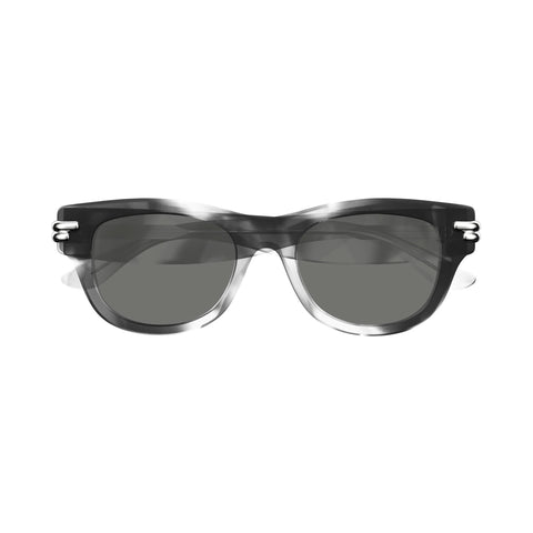 Bottega Veneta Bv1323sk Havana Uni-Sex Rectangle Sunglasses | Eyewear Index