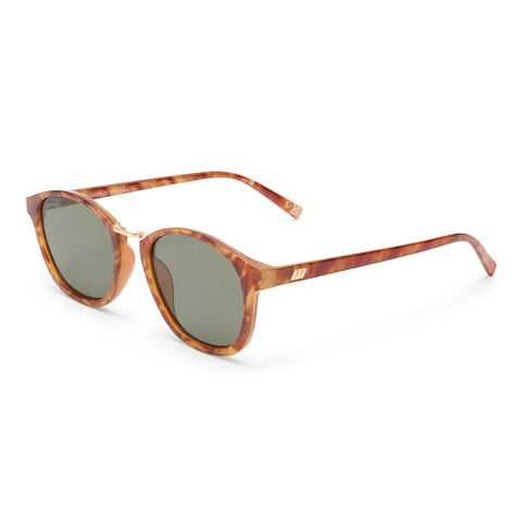 Le Specs Oblivion Vintage Tort Uni-Sex Round Sunglasses | Eyewear Index