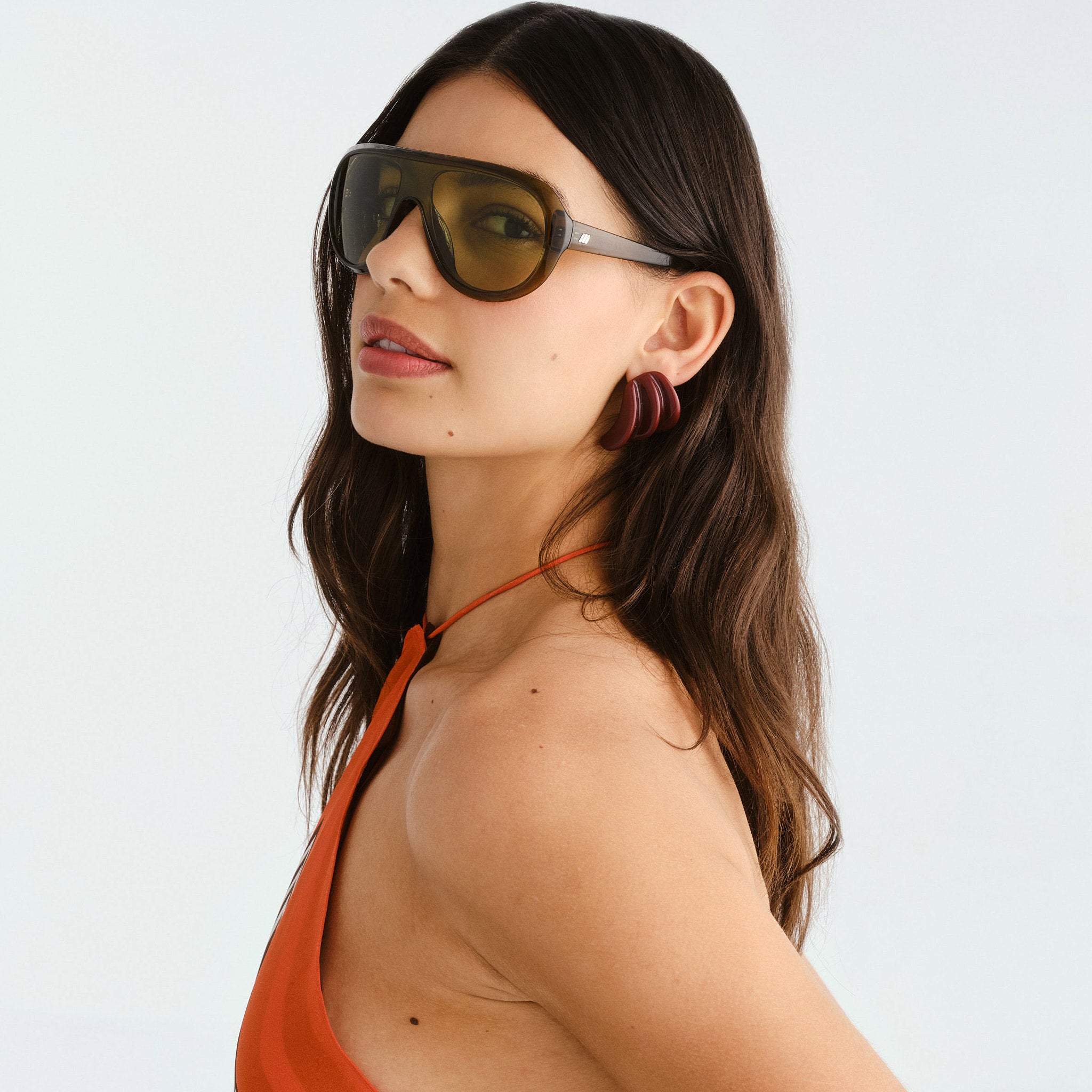 Le Specs Obsession Wasabi Uni-Sex Shield Sunglasses | Eyewear Index