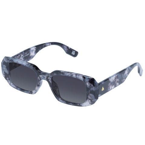 Aire Ascendant Black Marble Uni-Sex Rectangle Sunglasses | Eyewear Index