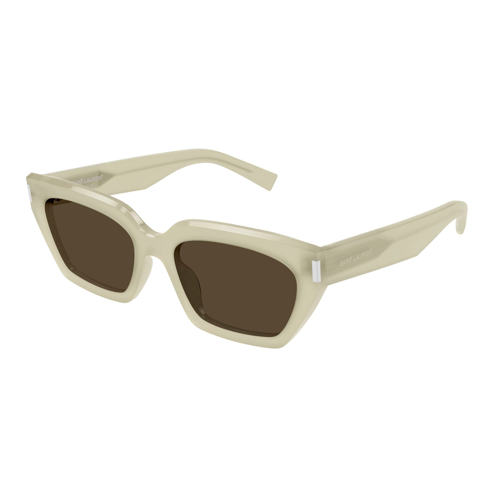 Saint Laurent Sl826page Ivory Female Cat-Eye Sunglasses | Eyewear