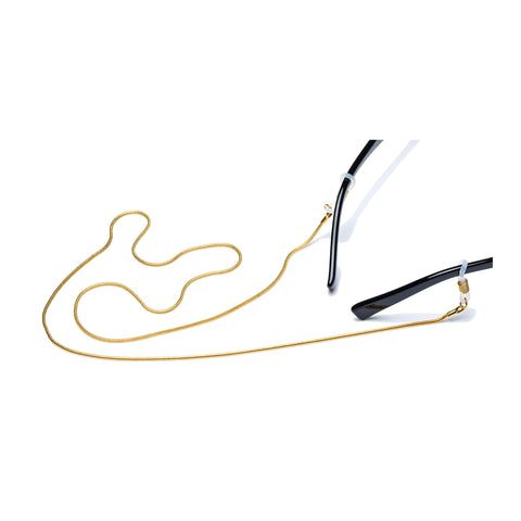 Le Specs Fine Rope Neck Chain 15 Gold Uni-Sex Unspecified Accessories | Eyewear Index