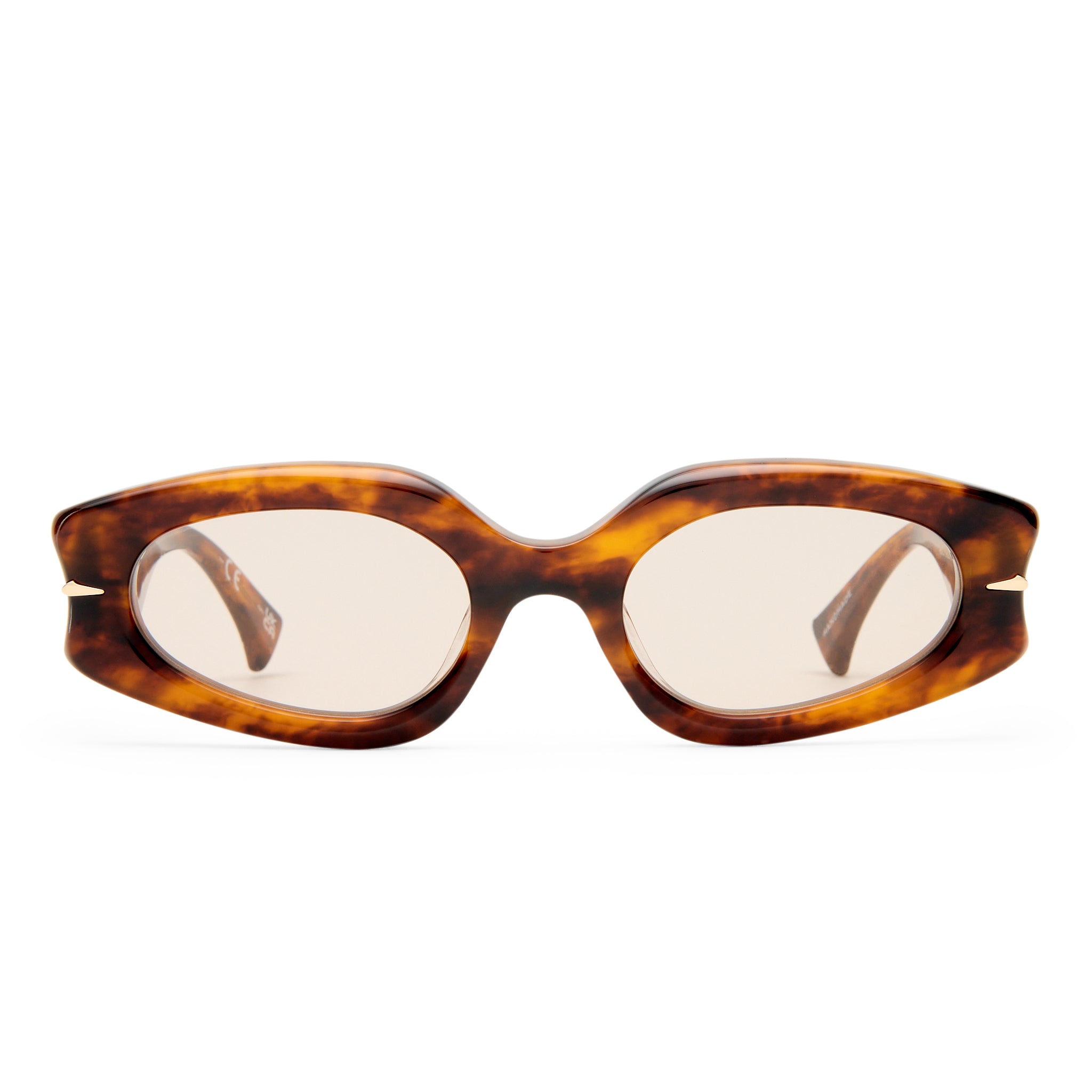 Le Specs Lunar Haze Tortoiseshell Female Oval Sunglasses | Eyewear Index