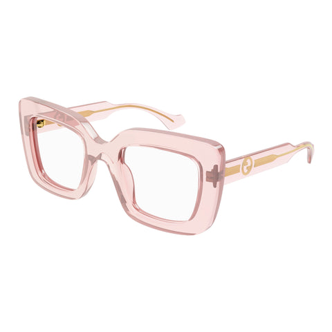 Gucci Gg1554o Orange Female Rectangle Optical Frames | Eyewear Index