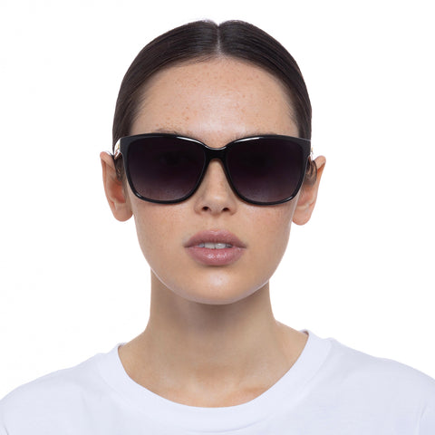 Fiorelli Inge Black Tort Female Cat-Eye Sunglasses | Eyewear Index