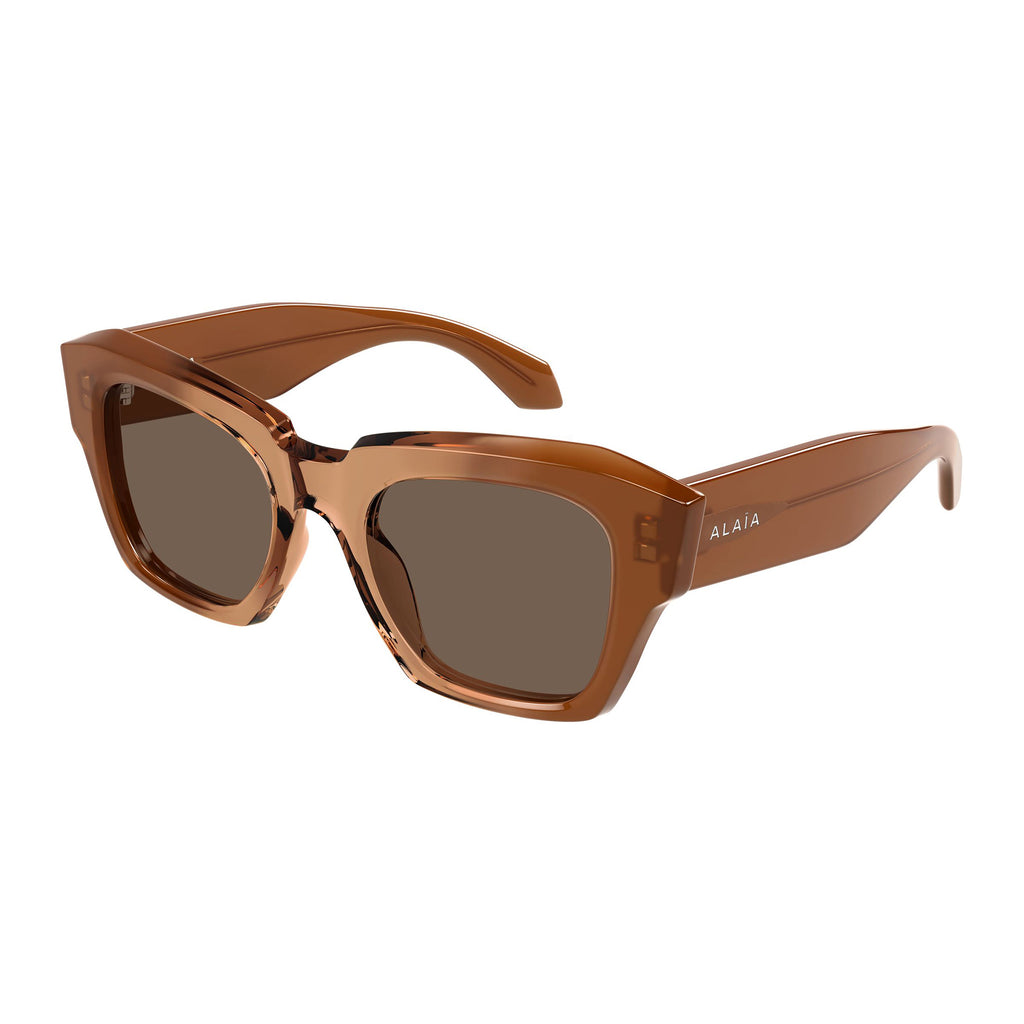 Alaia Aa0103s Brown Female Square Sunglasses | Eyewear Index