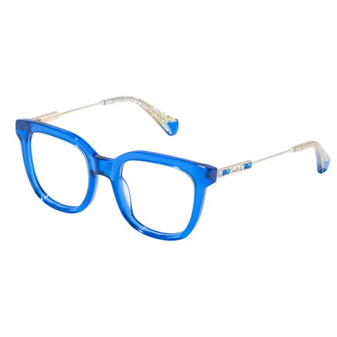 Camilla The Sphinx Azure Blue Female Square Optical Frames | Eyewear Index