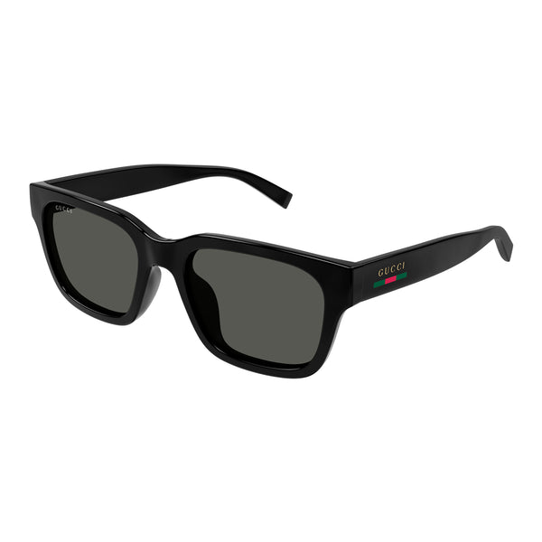 Gucci Gg1857sk Black Male Rectangle Sunglasses | Eyewear Index